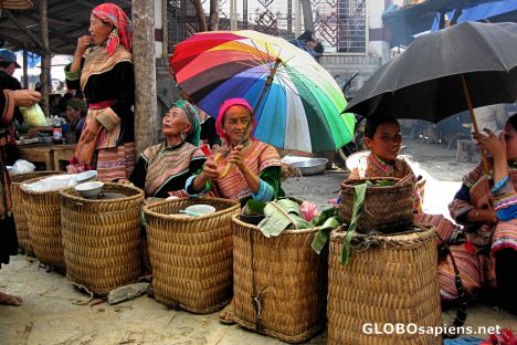 Postcard Bac Ha Sunday Market