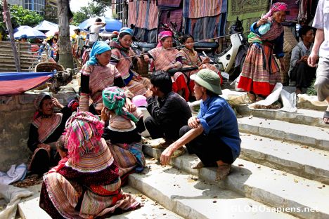 Postcard Bac Ha Sunday Market