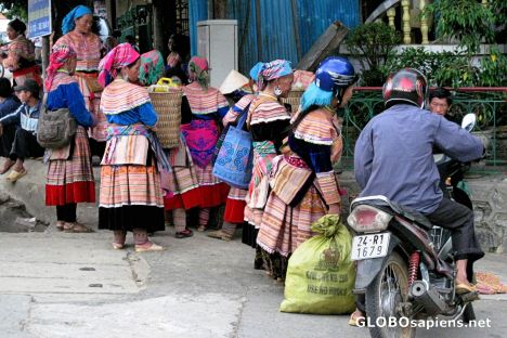Postcard The Bac Ha Sunday Market