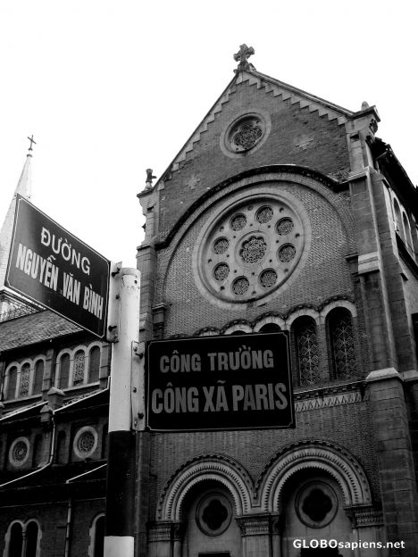 Postcard somewhere in paris