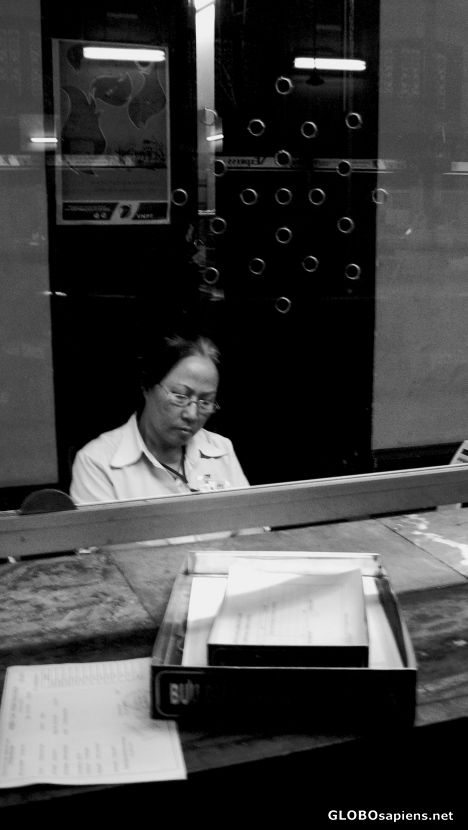Postcard working