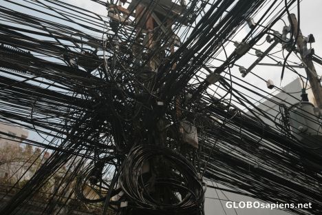 Postcard Electrical nightmare