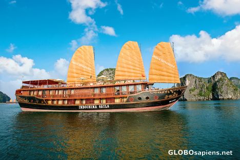Postcard Indochina Sails, Halong Bay