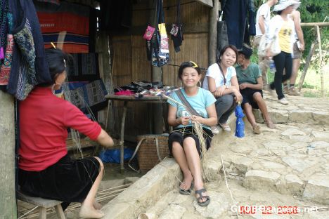 Postcard Ethnic people, Sapa