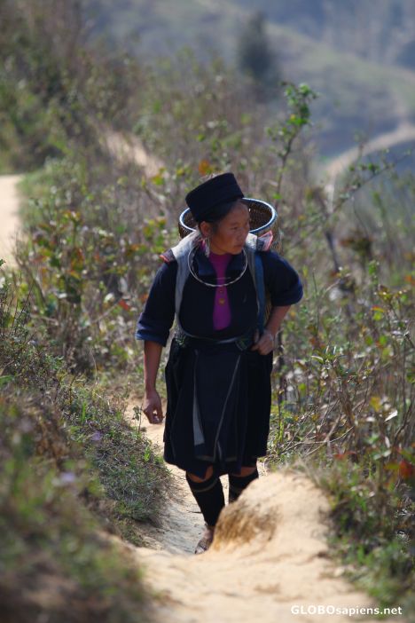 Postcard Sapa minority