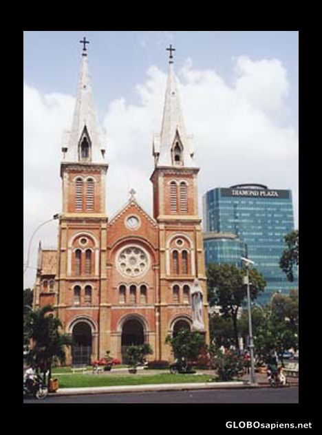 Postcard Notre Damme de Saigon.