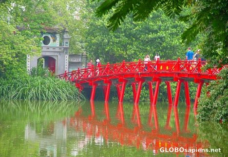 Postcard TheHuc Bridge