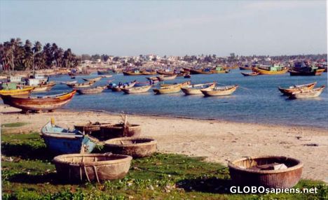 Postcard Fishing Boats, Mui Ne, Vietnam