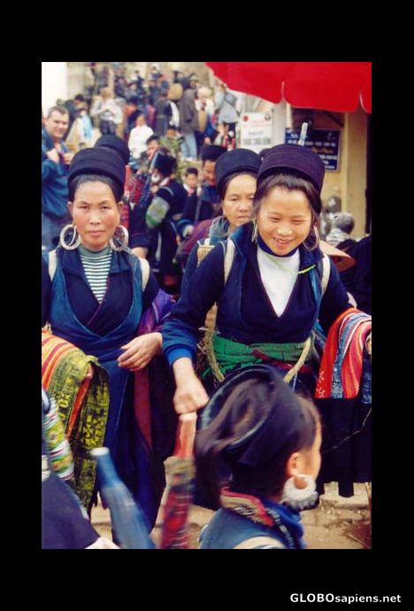 Postcard Market Day, Sapa, Vietnam