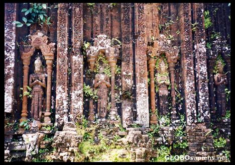 Postcard My Son ruines detail.