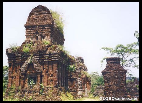Postcard My Son Champa Towers.