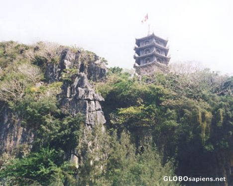 Postcard The marble pagoda.