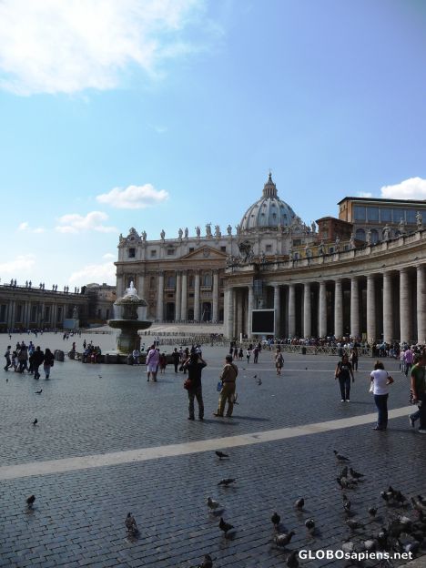 Postcard Piazza San Pietro