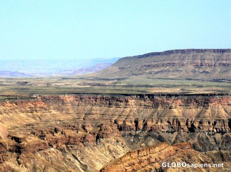 Postcard A canyon view