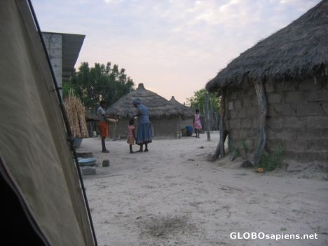 Postcard View from my tent in the kraal