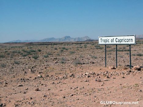 Postcard Tropic of Capricorn.