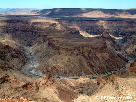 Postcard Fish River Canyon, Namibia
