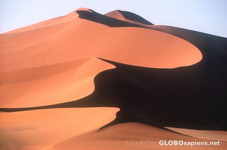 Postcard Highest sanddunes in the world