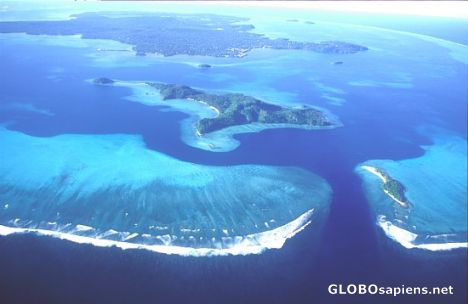 Postcard Wallis Island Lagoon