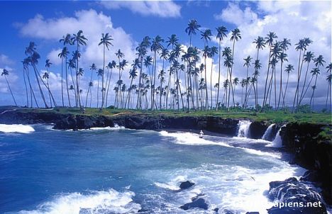 Postcard Mu Pagoa Waterfalls