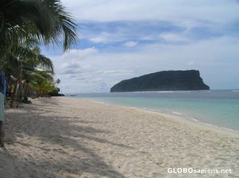 Postcard Lolamanu Beach, Upolu, Samoa