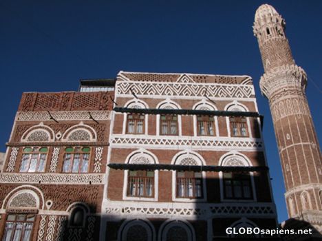 Postcard Detail of the Old Sana'a.