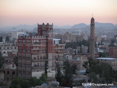 Postcard View over Sana'a.