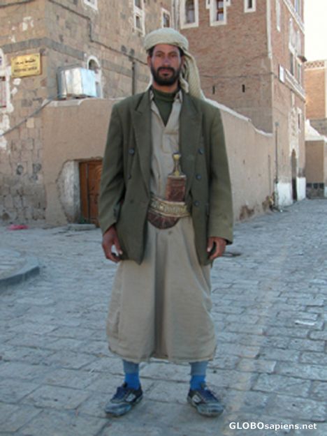 Postcard Native from Sana'a.