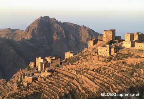 Postcard Village in The mountains