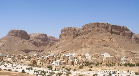 Postcard Shibam /Hadramawut region