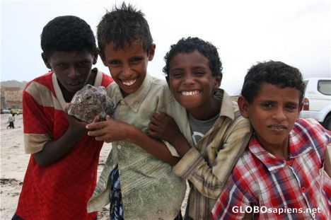 Postcard Children of Qalansiya