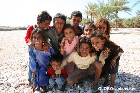 Postcard Children of Qalansiya