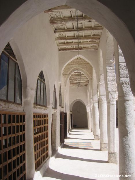 Postcard Jibla Mosque Courtyard
