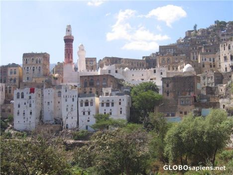 Postcard Jibla Old Town and the Mosque