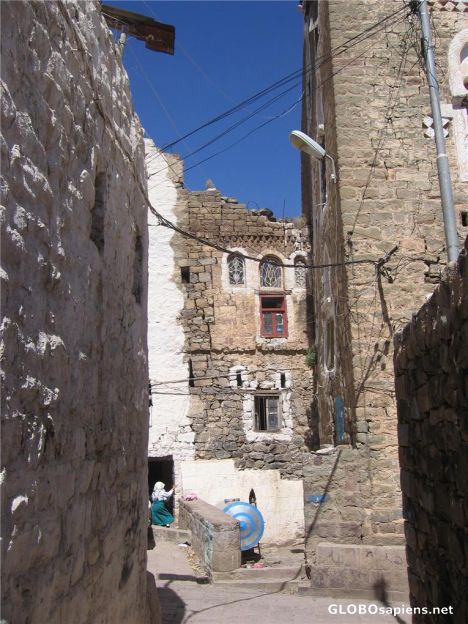 Postcard A Street in Jibla
