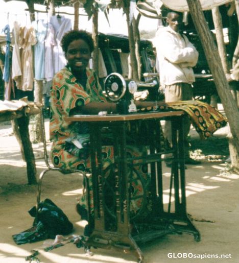Postcard Zambia, Market