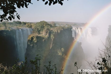 Postcard Mosi-oa-Tunya  (The smoke that thunders)