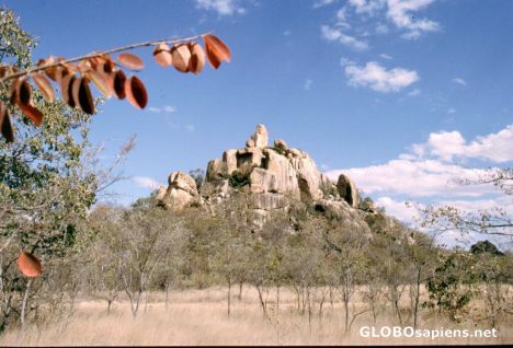 Postcard Zimbabwe, Matopo National-Park