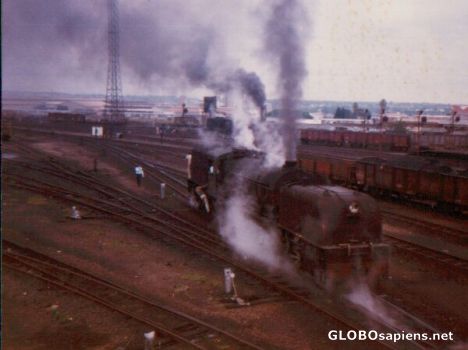 Postcard Steam Train