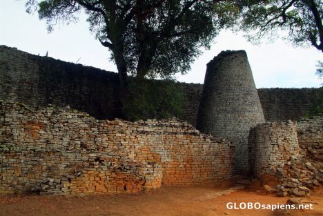 Postcard Great Zimbabwe - Inside Great Enclosure