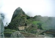 Looking across Macchu Pichu towards Wayna Picchu Looking across Macchu Pichu towards Wayna Picchu