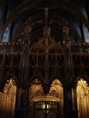 Inside the magnificent cathedral in Albi Inside the magnificent cathedral in Albi
