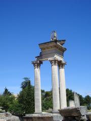 Remains of a temple in Glanum Remains of a temple in Glanum