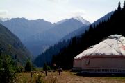 Big Almaty River Valley - yurts to rent for accommodation Big Almaty River Valley - yurts to rent for accommodation