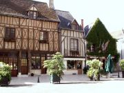 Amboise town - with some of the interesting wooden beamed houses.