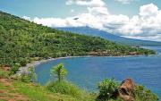 Amed Village, Amed Bay and Mount Agung Amed Village, Amed Bay and Mount Agung