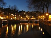 Reflections on a canal