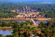 Angkor aerial, taken from a baloon Angkor aerial, taken from a baloon