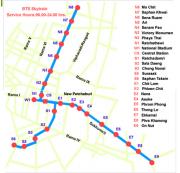 Bangkok Skytrain Map