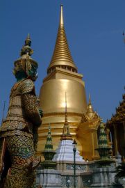 The Golden Stupa at the royal complex The Golden Stupa at the royal complex